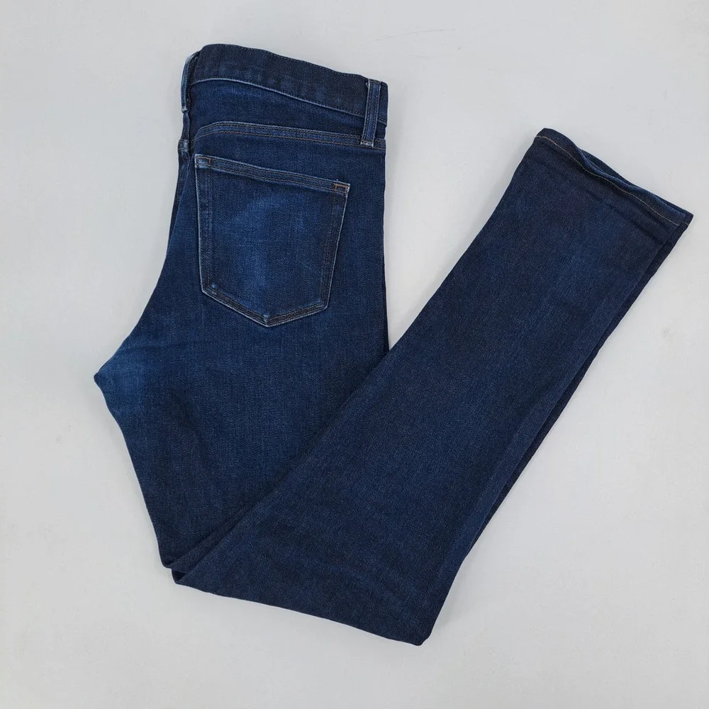 Uniqlo Slim Straight Jeans Mens 33x34 Cotton Indigo Selvedge Kaihara Denim